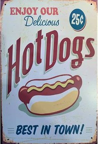 Ceduľa Hot Dogs