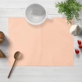Biante Saténové prestieranie na stôl polyesterový Satén LUX-L060 Svetlo broskyňové 30x40 cm