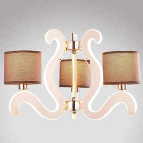 Ambrosia 3 Závesné svietidlo 3x40W E14 + 18,4W LED meď