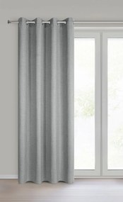 ZÁVES NA KRÚŽKOCH JULA2 140X250 CM STRIEBORNÁ