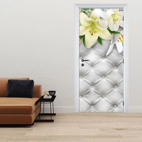 Fototapeta na dvere - Kvety ľalií (95x205cm)