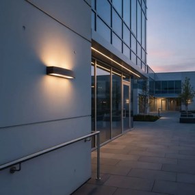 Ideal Lux 163550 vonkajšie nástenné svietidlo Andromeda Coffee 2x60W | E27 | IP54