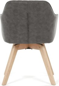 Jedálenská stolička čierna DCH-435 BK3