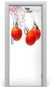 Fototapeta na dvere samolepiace paradajky pod vodou 75x205 cm