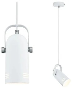 Paulmann 79767 - LED RGBW 1xE27/15W Závesný luster na lanku LAVEA 230V biela