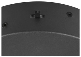 Matne čierne LED stmievateľné závesné svietidlo Darvin – Trio