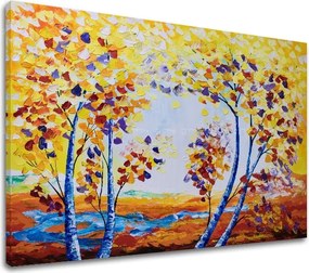 Autorská reprodukcia na plátne STROMY XOBBI110E1