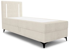 Jednolôžková posteľ 80 cm Ortega Comfort (béžová) (s roštom a matracom, bez úl. priestoru) (s LED osvetlením). Vlastná spoľahlivá doprava až k Vám domov. 1082658