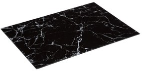 Doska na krájanie Glass Marble, čierna, 40x30 cm