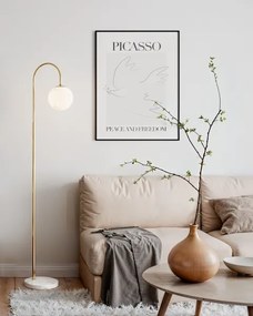 ByRydens 4101050-5000 - Stojacia lampa BELLAGIO 1xE27/8W/230V