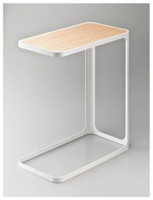 Biely odkladací stolík YAMAZAKI Frame