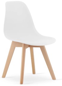 Jedálenská stolička KITO - biela