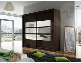 Skriňa London III 180, Farby: kašmír, Osvetlenie: bez osvetlenia