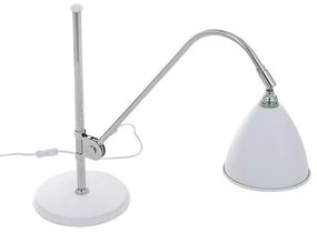 ITALUX Stolová industriálna lampa EVATO, 1xE14, 60W, biela