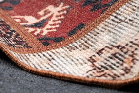 Koberec ANTIKA Ancient Rust patchwork terakota