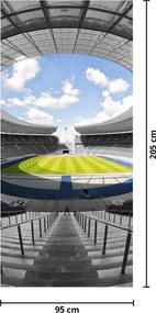 Fototapeta na dvere - Futbalový štadión (95x205cm)
