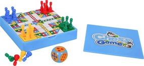 Spoločenská hra LUDO MINI Penguin modrá