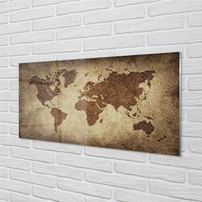 Obraz plexi Šedý mapa 125x50 cm