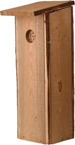 Búdka pre ďatľa Smart, 53,5x18x22 cm, drevo, hnedá
