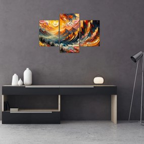 Obraz - Hory zalité slnkom (90x60 cm)