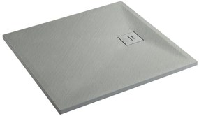 Erga Hyper, SMC sprchová vanička 120x90x2,6 cm + sifón, šedá matná, ERG-V06-SMC-9012S-GR
