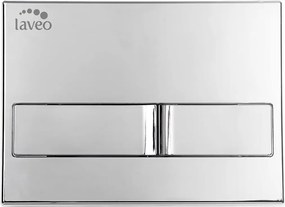 Erga Erga, závesný set pod omietku Laveo Akan + závesná WC misa Lily+ s toaletným sedadlom z duroplastu + splachovacie tlačidlo, biela lesklá, ERG-SETLAVLILYWHCR