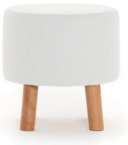 Biely taburet Silindir – Balcab Home