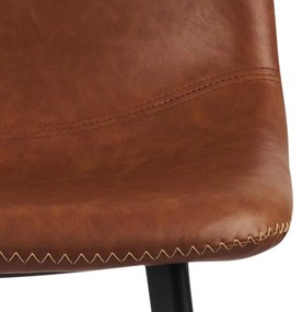 Barová stolička Oregon 103 cm brandy hnedá