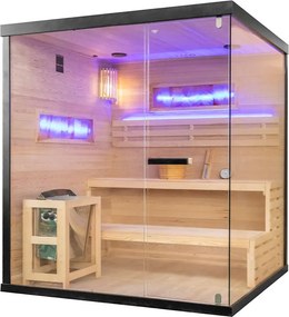 BPS-koupelny Fínska sauna Relax HYD-4785 180x160, 4-5 osôb