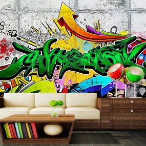Artgeist Fototapeta - Urban Graffiti Veľkosť: 200x140, Verzia: Premium