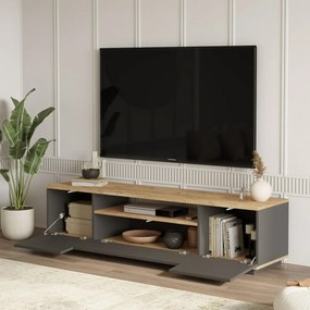 Fran Atlantic Pine a Anthracite TV stolík