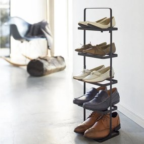 Stojan na topánky YAMAZAKI Tower Shoe Rack - vysoký, čierny 2479