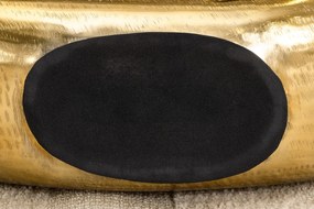 Veľká dekoratívna váza ORIENT XL 65 cm so zlatým kladivkovaným efektom