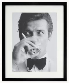 Nástenná dekorácia's rámom James Bond Drinking