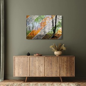 Obraz - Striedanie ročných období (90x60 cm)