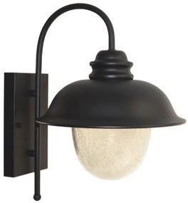 Vonkajšie nástenné svietidlo ZUNA 1xE27/60W/230V IP44 čierna