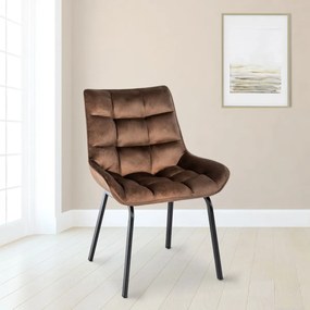 Stolička Saranda zamat - hnedá