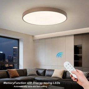 Brilagi-LED Stmievateľné svietidlo POOL SMART LED/100W/230V 80 cm Wi-Fi Tuya + diaľkový ovládač hnedé
