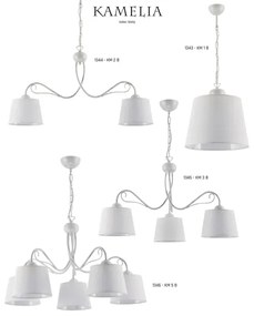 Jupiter 1345 - KM 3 B - Luster na reťazi KAMELIA 3xE27/60W/230V