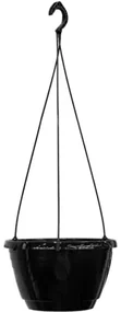 Kulturna nadoba čierna závesná 25 cm