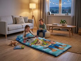 Detský spací vak PAW PATROL 170x70 cm, modrý