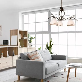 Luster na reťazi RETRO II 3xE27/60W/230V