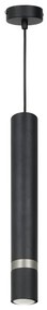 Luster na lanku JOKER 1xGU10/25W/230V čierna/matný chróm