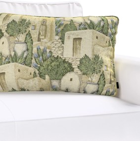 Gabika so šnúrkou, obliečka 60x40cm farba produktu béžová látka zapletaná, vzorované