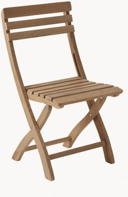 Skladacia záhradná stolička z tíkového dreva Clarish
