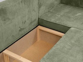 Mentolová rohová pohovka SMART COSARO, obojstranná + 2 vankúšiky ZDARMA