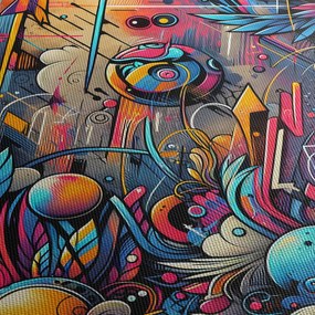 Obraz - Pestrofarebné graffiti (70x50 cm)