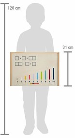 Small foot Počítanie v drevenom boxe Educate