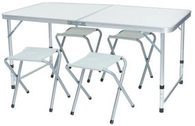 Kempingový stôl so 4 stoličkami