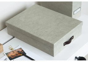 Béžová úložná škatuľa Bigso Box of Sweden Oskar